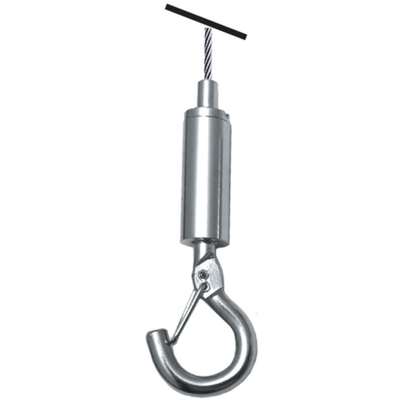 Crochet ajustable auto-bloquant