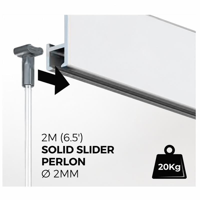 Fils de Suspension (Solid Slider Perlon) – 2m (6,5′)