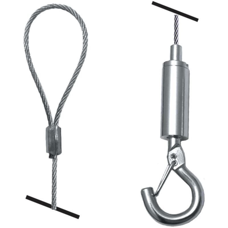 Kit de suspension 13' (4m) Boucle - Crochet