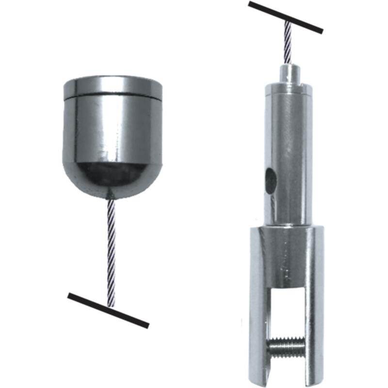 Kit de suspension 13' (4m) Embout plafond - Suspension 6mm