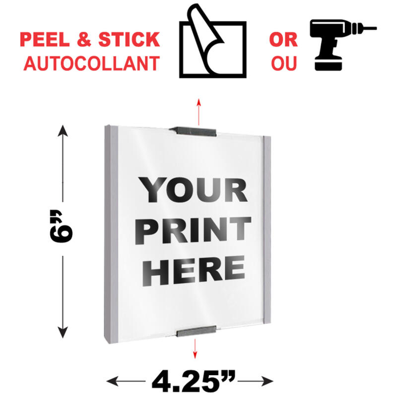 Plaque murale en aluminium personnalisable - 6