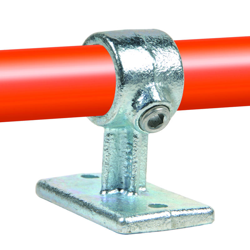 Raccord Tubulaire patte de fixation traversante ∅33,4mm (1,315″)